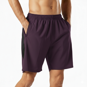 กางเกงขาสั้นกีฬาผู้ชายสำหรับเทนนิส บาสเก็ตบอล ออกกำลังกาย ยิม แห้งเร็ว น้ำหนักเบา ผ้าตาข่าย วิ่งได้ พร้อมป้ายโลโก้แบบกำหนดเอง - Product Image 5