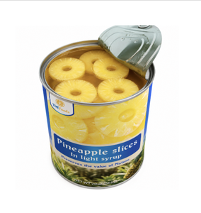 Made In Vietnam ISO Standard Factory Price Best Selling Canned <b>Pineapple</b> Slices In <b>Light</b> Syrup Bulk - Product Image 1