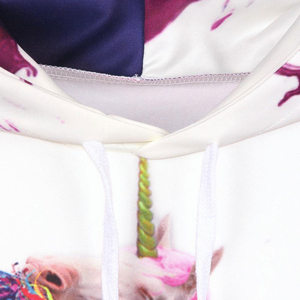 Sudaderas con Capucha para Mujer, Sublimadas, Cómodas, Transpirables, de Corte Ajustado, para Uso en Exteriores, con MOQ Bajo y Servicio OEM - Product Image 6