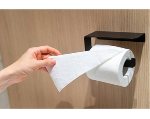 Modern Wood <b>Wall</b> <b>Mounted</b> <b>Toilet</b> Paper <b>Holder</b> Bathroom Storage Rack Decorative Item - Product Image 3