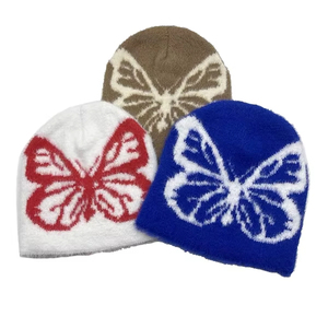 Wholesale Custom Jacquard logo Satin <b>Beanie</b> Manufacturers Custom Knitted Silk Lined <b>Beanie</b> <b>Hats</b> for <b>Men</b> - Product Image 1