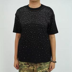 เสื้อยืดผู้ชายประดับเพชรคุณภาพสูง ดีไซน์ใหม่ ขายดีที่สุด ขายส่งเสื้อยืดผู้ชายประดับเพชร - Product Image 2