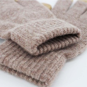 Custom Logo Plain Warm Hand Knitted Acrylic Full Finger Waterproof Winter Sports <b>Gloves</b> Cycling Casual Outdoor Activities <b>Gloves</b> - Product Image 4