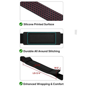 Best Selling Men Women Wrist Straps Breathable Non Slip Top Rating Cotton Neoprene <b>Material</b> Comfortable Fit Regular Use Straps - Product Image 3