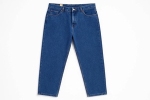 Jean en denim déchiré et délavé coupe droite pour homme, taille mi-haute, coupe ajustée, décontracté, en coton, bleu délavé, style printemps - Product Image 5