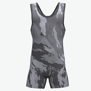 Nueva Llegada, Singlet de Lucha Libre de Poliéster Estampado por Descarga, Ligero, de Secado Rápido, Transpirable, Unisex, Tela de 260g, Venta al por Mayor - Product Image 3