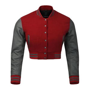Chaqueta Bomber Corta de Cuero para Mujer, Estilo Urbano, Proveedor Mayorista de EE. UU. - Product Image 4
