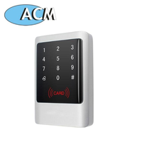 Lector de Tarjetas RFID con Carcasa Metálica y Teclado, 125KHz 13.56, Doble Frecuencia, Sistema de Control de Acceso con Pantalla Táctil