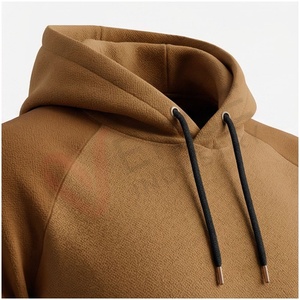 Ensemble de survêtement à capuche marron pour homme, manches longues, couleur unie, respirant, coupe décontractée, vêtements d'automne - Product Image 4