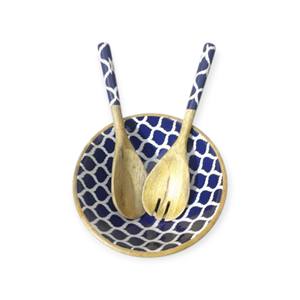 Juego de Tazones de Madera Hechos a Mano con Interior de Esmalte Blanco Liso en Tres Tamaños para una Armonía Pura en la Mesa de Comedor - Product Image 3