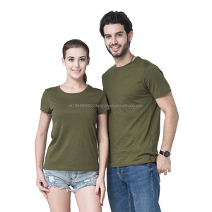 Descuento 170gsm 100% algodón manga corta Unisex sólido Original Camiseta cuello redondo Casual liso ShirtDDP envío - Product Image 2