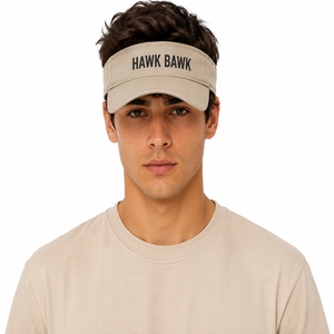 Unisex Sports Visor <b>Hat</b> Premium Breathable Adjustable Comfortable <b>Flat</b> Brim Adjustable Outdoor Comfortable Material Visor <b>Hat</b> - Product Image 1
