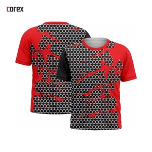 Chemise de sport respirante en jersey de sublimation formel à col rond en tricot uni de haute qualité - Product Image 6
