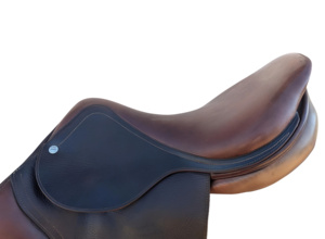 Selle de cheval en cuir anglais de haute qualité, équipement équestre - Product Image 3