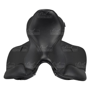 Selle de cheval anglaise de haute qualité course en cuir durable et confortable pour le dressage saut véritable RES-02 de sellerie internationale - Product Image 3