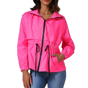 100% Polyester Knitted Fabric High Quality Breathable New Design Clothing New Arrival Winter Windbreaker <b>Waterproof</b> Reversible - Product Image 1