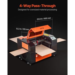50W CO2 Laser Engraver Cutter <b>Machine</b> 20 X 12 in 4 Way Pass Air Assist <b>Engraving</b> Cutting <b>Machine</b> CO2 Laser <b>Engraving</b> <b>Machine</b> Co" - Product Image 6