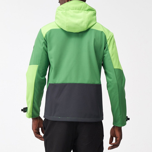 Color Blocking Men Waterproof Softshell <b>Jacket</b> Windproof Outdoor Travel Winter Front Zipper Autumn Wear Softshell <b>Jacket</b> - Product Image 3