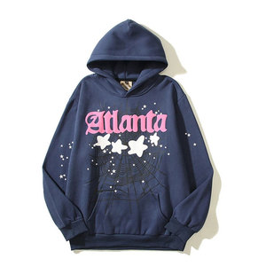 High Puff Printing Heavyweight Cotton Men'S Hoody Oversized Custom Print Luxury Pullover Cotton Custom Hoodies - Product Image 2