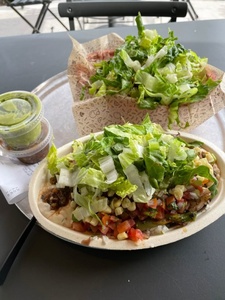 Bol d'emballage alimentaire écologique intelligent avec couvercle pour livraison de repas de burritos, bol de 26 oz avec couvercle et joint anti-fuite pour plats de riz et nouilles - Product Image 1