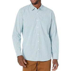 Chemise à manches longues en twill 100 % coton respirant pour homme, décontractée, pour le bureau, vente en gros, fabricant OEM personnalisé - Product Image 1