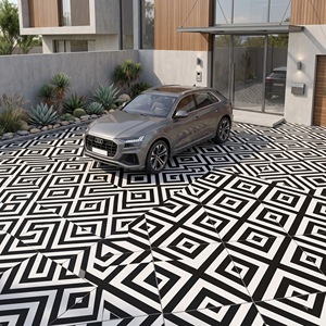 Carreaux de porcelaine Décor 109 600x600mm, revêtement de sol décoratif pour intérieur, pour maisons modernes, appartements, espaces commerciaux et projets de design - Product Image 3