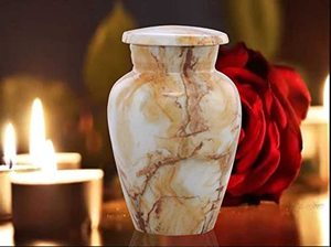 Modern Inspired Aluminum <b>Keepsake</b> Cremation Urn <b>Memorial</b> Tribute Holder Designed With Durable Elegant Lid Appearance - Product Image 6