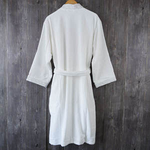 Bata de Baño Kimono de Felpa 100% Algodón Orgánico Personalizada de Nesta Sports, Ropa de Dormir Unisex de Alta Calidad - Product Image 4