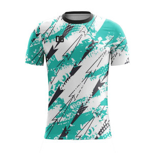 เสื้อฟุตบอลโพลีเอสเตอร์สั่งทำพิเศษสำหรับเด็กอายุ 6 ถึง 15 ปี ลายพิมพ์นีออน สำหรับการฝึกซ้อมหลังแข่งขัน - Product Image 4