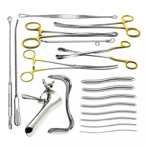 Ensemble manuel de défoliation gynécologique en acier inoxydable – Instruments chirurgicaux professionnels - Product Image 2