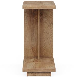 Comodino a forma di C in legno, tavolino da notte - Product Image 3