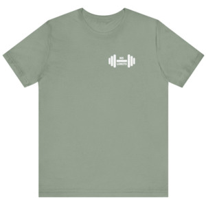 เสื้อยืดคอตตอนสีดำพิมพ์ลาย No Limits Barbell สำหรับผู้ชาย แขนสั้น คอกลม ทรงลำลอง ฟิตเนส ออกกำลังกาย เสื้อยืดสำหรับเข้ายิม - Product Image 5