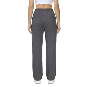 <span class=keywords><strong>Pantaloni</strong></span> da Uomo <span class=keywords><strong>Grigio</strong></span> <span class=keywords><strong>Scuro</strong></span> con Elastico in Vita e Coulisse, Tasche Laterali, Casual, in Maglia di Peso Medio, per l'Autunno - Product Image 3
