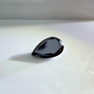 Diamant de laboratoire CVD de 1,08 carat, forme poire, noir fantaisie, certifié IGI, pierre précieuse non montée pour bijoux sur mesure - Product Image 2