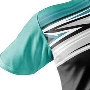 Camiseta de algodón con cuello redondo y sublimación a todo color para hombre, diseño personalizado impreso, suave. - Product Image 6