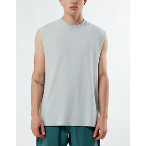 Camisetas de Tirantes para Hombre 100% Algodón de Alta Calidad, con Logotipo Personalizado, Corte Cuadrado, Diseño Moderno - Product Image 1