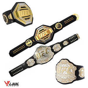 Cinturones de Campeonato de Lucha Libre Personalizados Intercontinentales UFC Classic Legacy USA World Heavyweight, Forro de Cuero de Alta Calidad, Talla Adulto - Product Image 5
