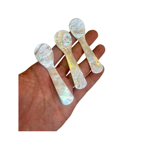 Cuillère artisanale vietnamienne en nacre, cuillère en coquillage fabriquée à partir de coquillages naturels pour le thé, le café, les desserts, les repas et les cadeaux - Product Image 2