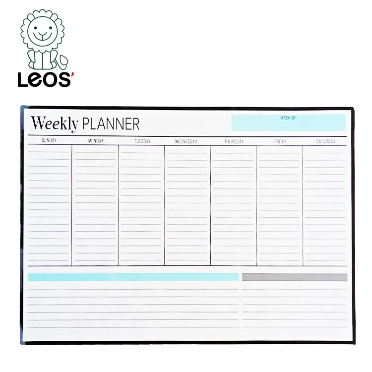 Wholesale 12x17" Magnetic Weekly Planner for School Office Home Fridge