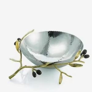 Polished Metal Chocolate <b>Bowl</b> Stainless Steel Candy Serving <b>Bowl</b> for Dry Fruits <b>Snacks</b> - Product Image 1