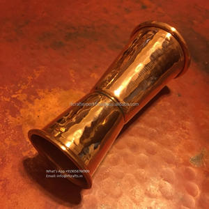 Nuevo diseño blanco grabado Metal Jigger 30-60ml cóctel medición esencial RFC Bar herramienta para el hogar restaurante y cóctel - Product Image 2