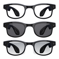 Lunettes Intelligentes 8MP à 3 Objectifs avec Traduction IA, Réponse aux Appels, Lecture Musicale Stéréo Hi-Fi et Fonctions Sportives