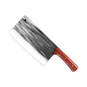 Couteau à viande de cuisine LEGACY BLADES, artisanal, écologique, moderne, en acier Damas, tranchant comme un rasoir, manche en bois, passe au lave-vaisselle - Product Image 1