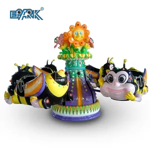 Fairground Amusement Rides Rotary Bees Happy Flying Bee Airplane Small Plane Rides For Sale