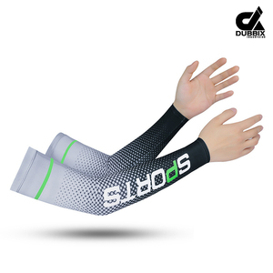 Manchons de cyclisme DUBBIX INDUSTRIES respirants et anti-UV – Logo d'équipe personnalisé 100 % polyester unisexe - Product Image 6