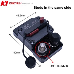 เบรกเกอร์แบบโมลด์เคส KUOYUH รุ่น 16 ซีรีส์ 200A สำหรับติดตั้งบนแผงควบคุม อุตสาหกรรม 1 โพล พลาสติก สลับการต่อแบบแมนนวลได้ - Product Image 3