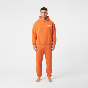 Costume décontracté pour homme, automne, nouveau costume en maille pour homme, sweat à capuche, pantalon décontracté à manches longues, ensemble deux pièces - Product Image 1