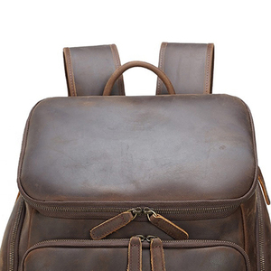 Mochila de Cuero Impermeable para Hombre, Mochila de Viaje, Mochilas Escolares de Alta Calidad - Product Image 5