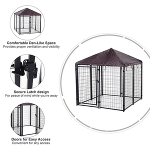 Heavy Duty Welded Wire Dog Kennel Outdoor Dog <b>Run</b> Premium <b>Pet</b> Cage - Product Image 2