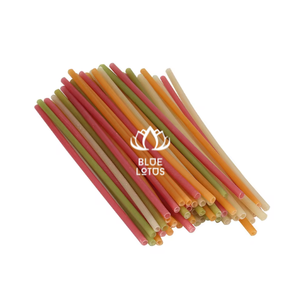 MÁS VENDIDO Pajita de Harina de Arroz Ecológica, Segura y Limpia 2026, Pajita Comestible 100% Vegetal, Ideal para Bebidas Frías y Bebidas de Fiesta, para Beber Directamente - Product Image 1